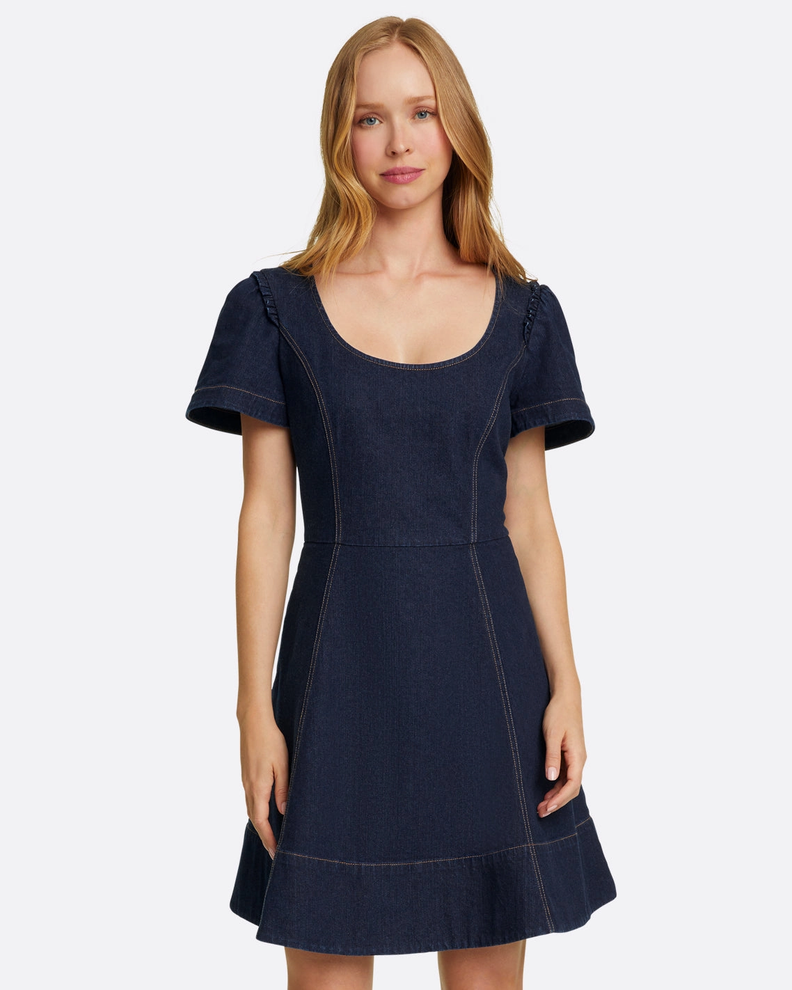 Draper James Faith Mini Dress - Dark Wash maxi dresses clearance