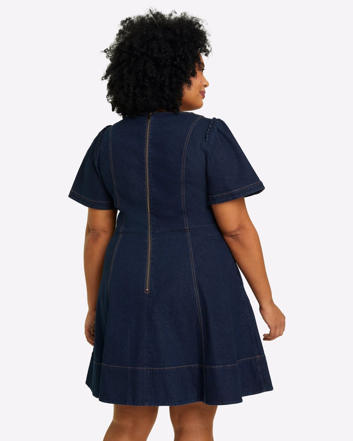 Draper James Faith Mini Dress - Dark Wash