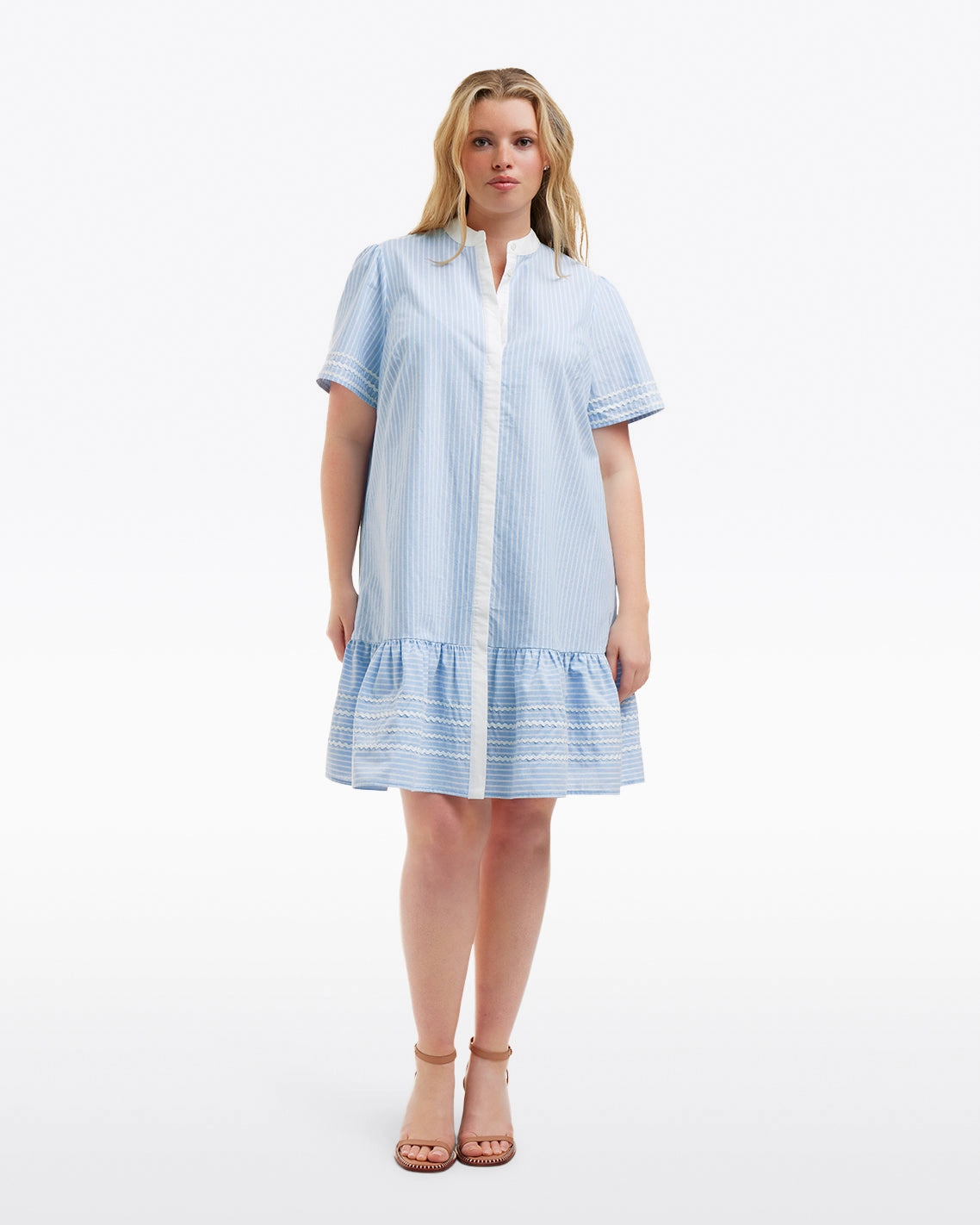 Draper James Molly Mini Dress - Oxford Shirting