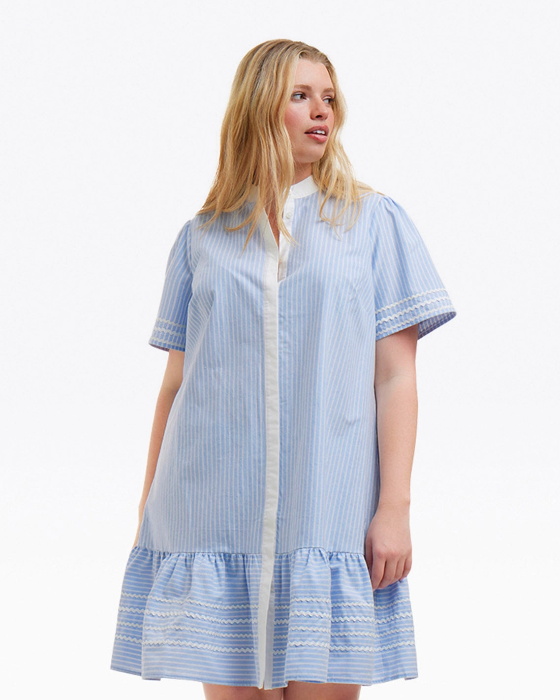 Draper James Molly Mini Dress - Oxford Shirting