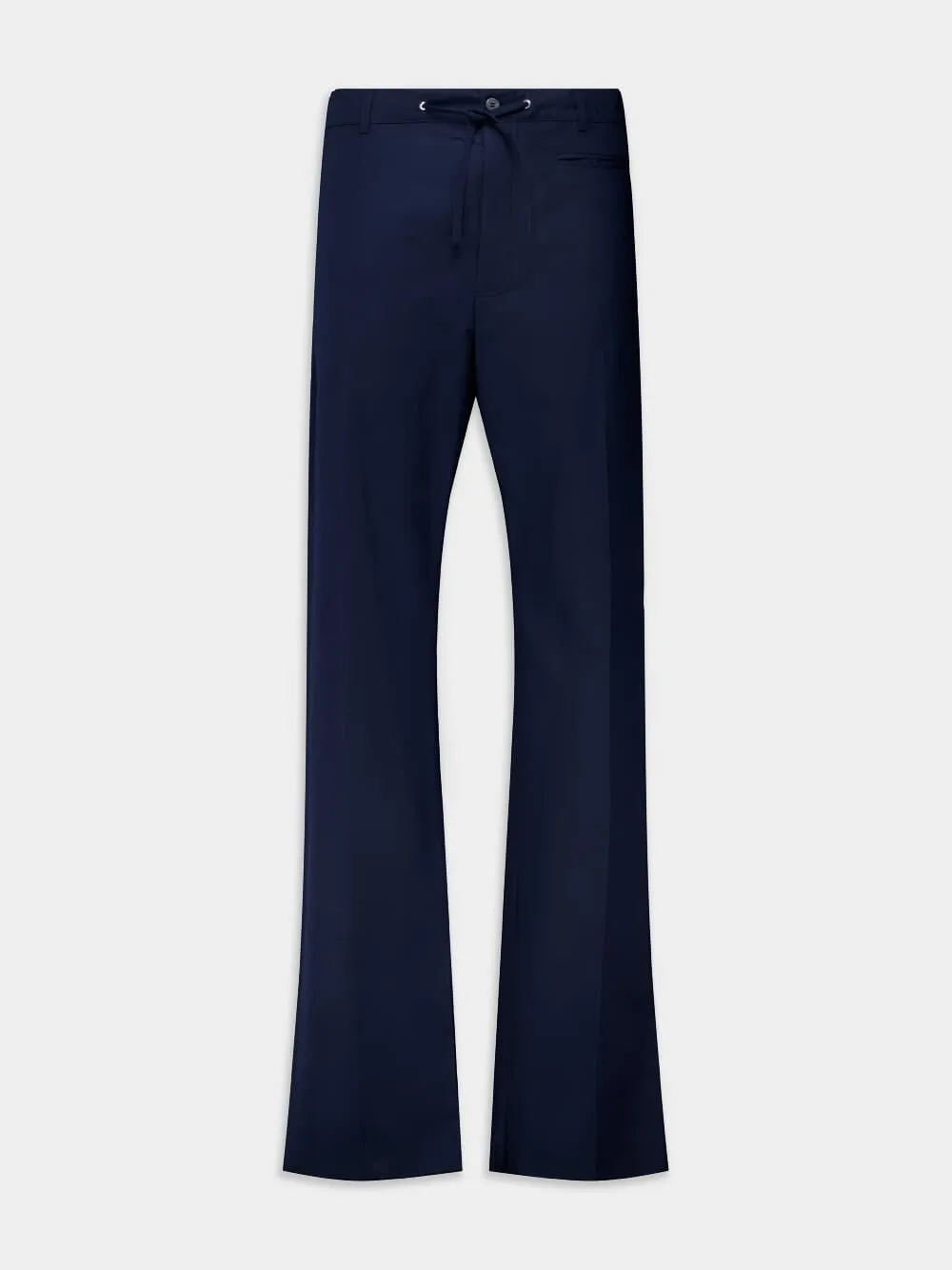 Drawstring-Waist Cotton Trousers Bottoms Mens - cheap mens shorts online