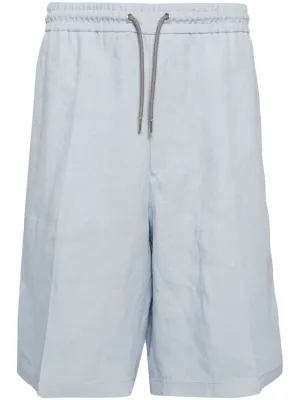 Drawstring-Waist Linen Shorts cheap mens pants online