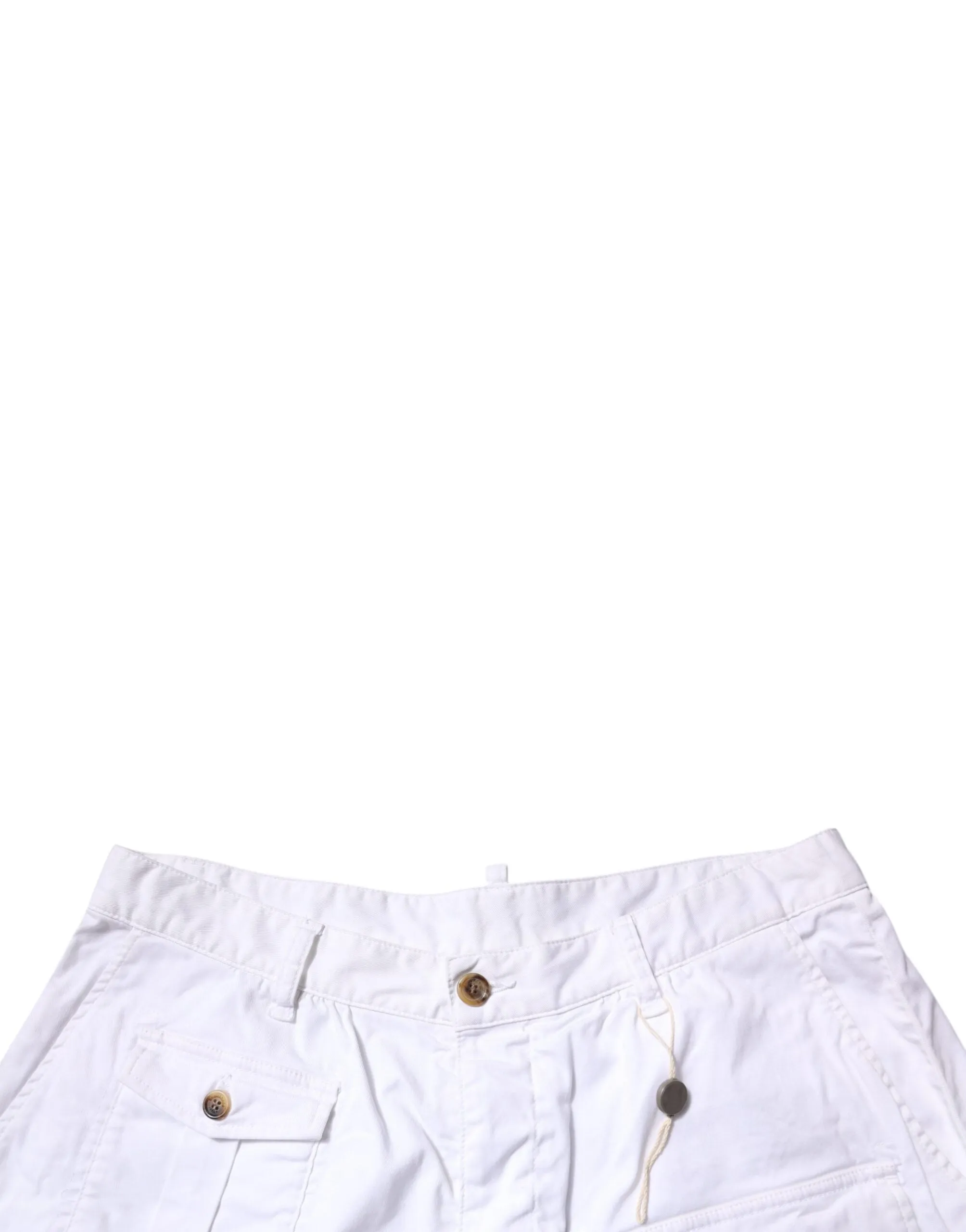 Dsquared Cargo blue Mid Waist Casual Bermuda Men's Shorts