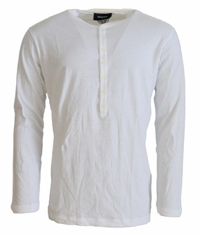 Dsquared2 Cotton Linen Long Sleeves Pullover Men's Sweater (Pre-Owned) chunky knit discount