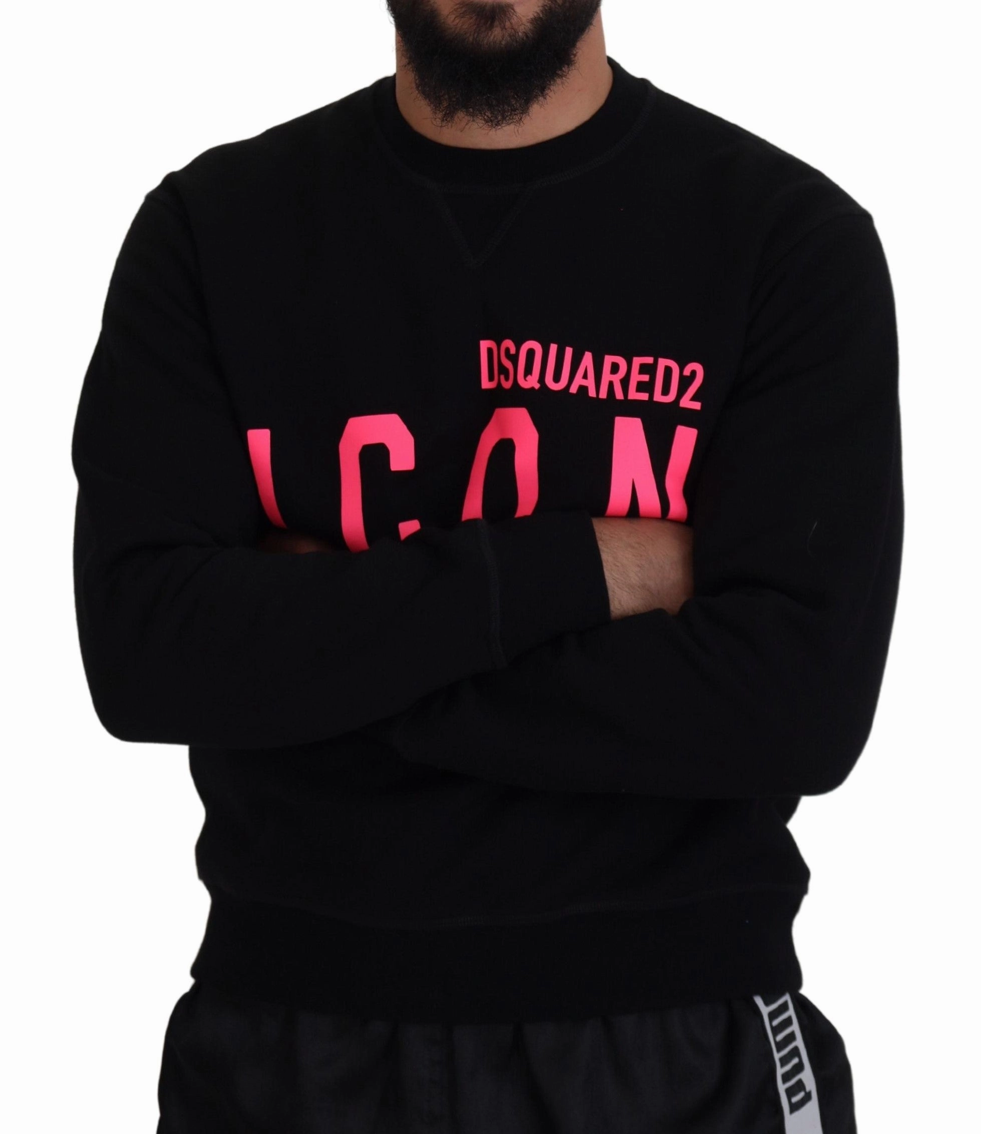 Dsquared2 Printed Long Sleeves Pullover Men's Sweater (Pre-Owned)