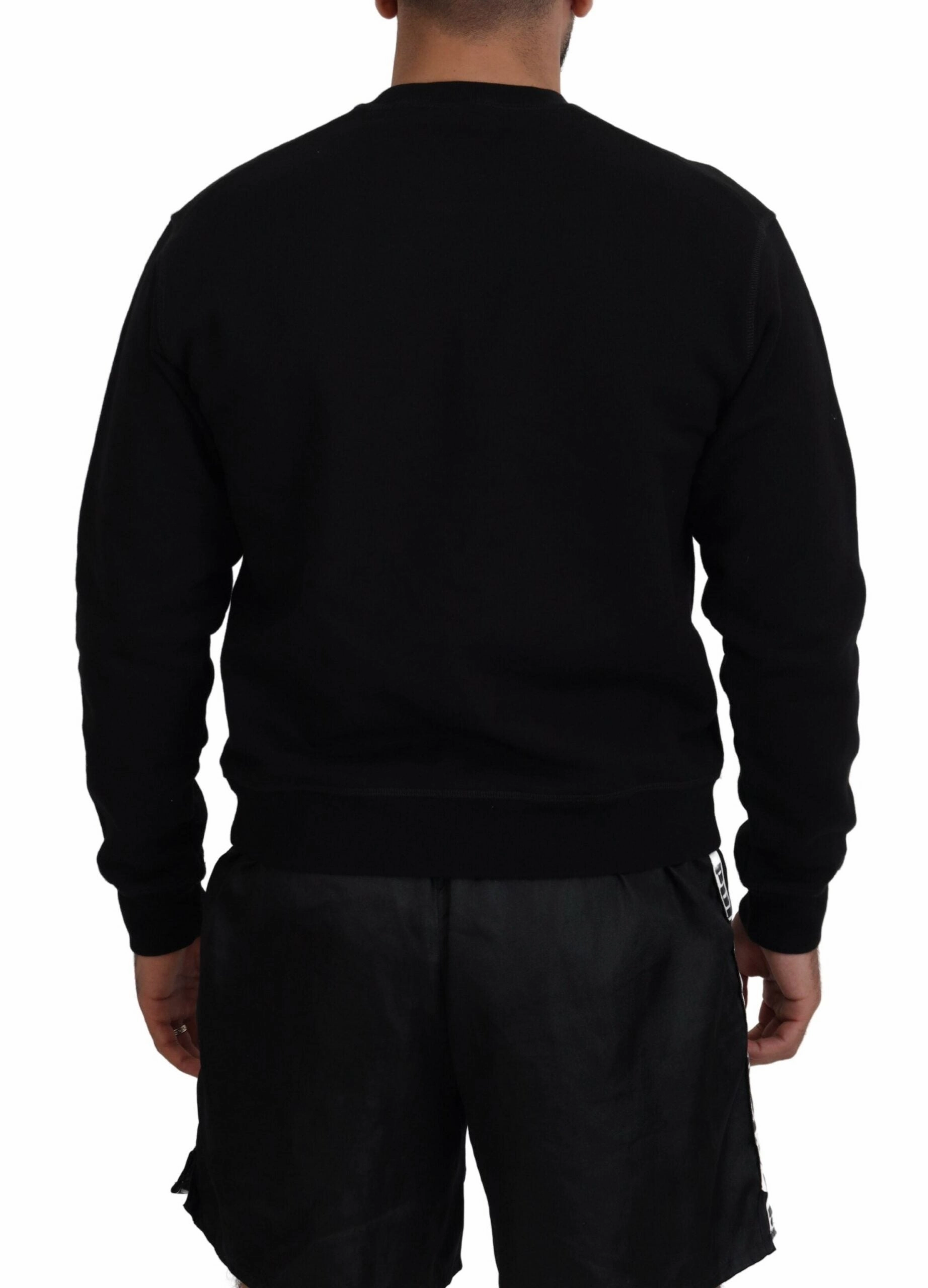 Dsquared2 Printed Long Sleeves Pullover Men's Sweater (Pre-Owned)