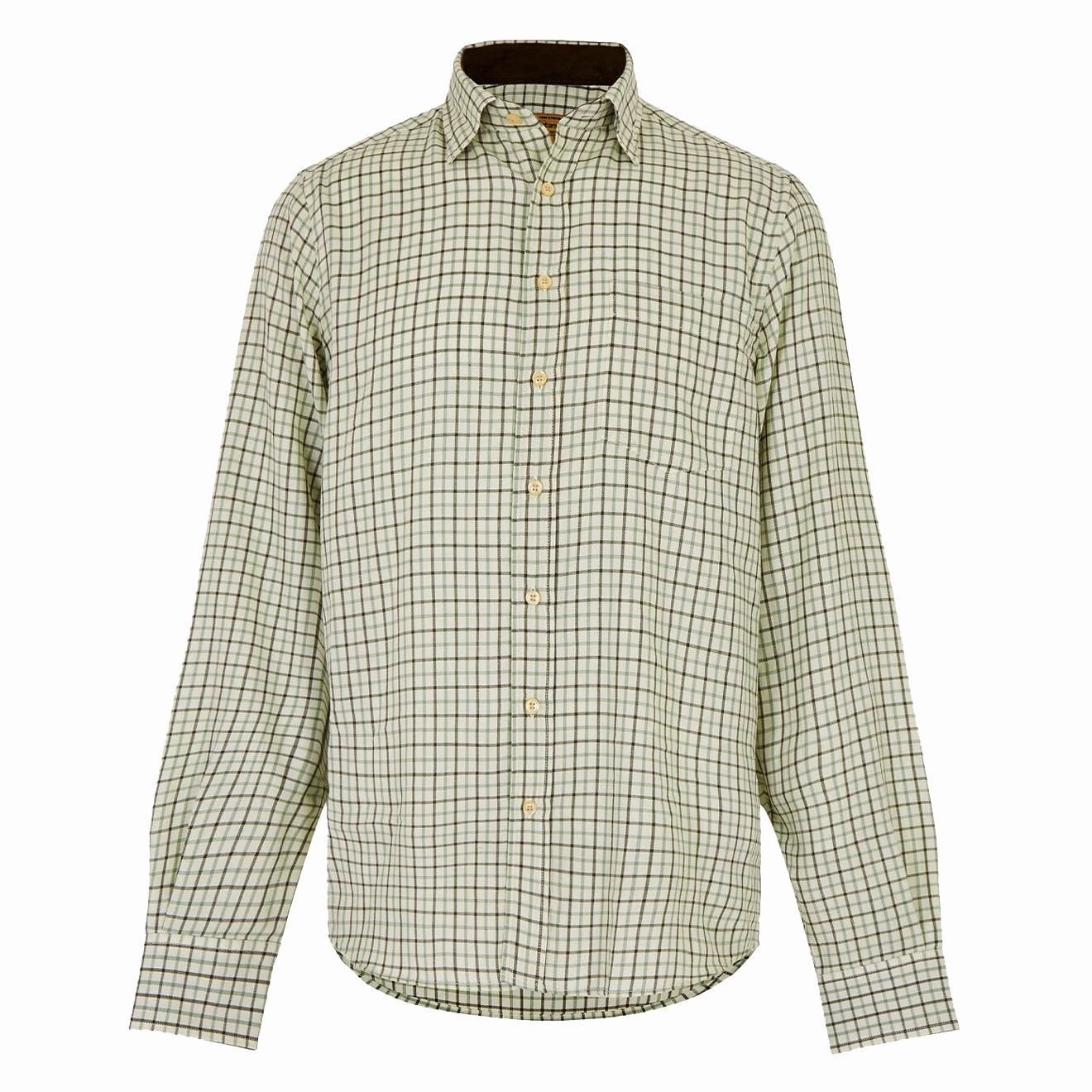 Dubarry Connell Tattersall Check L/S Shirt Sage mens tank tops best deals