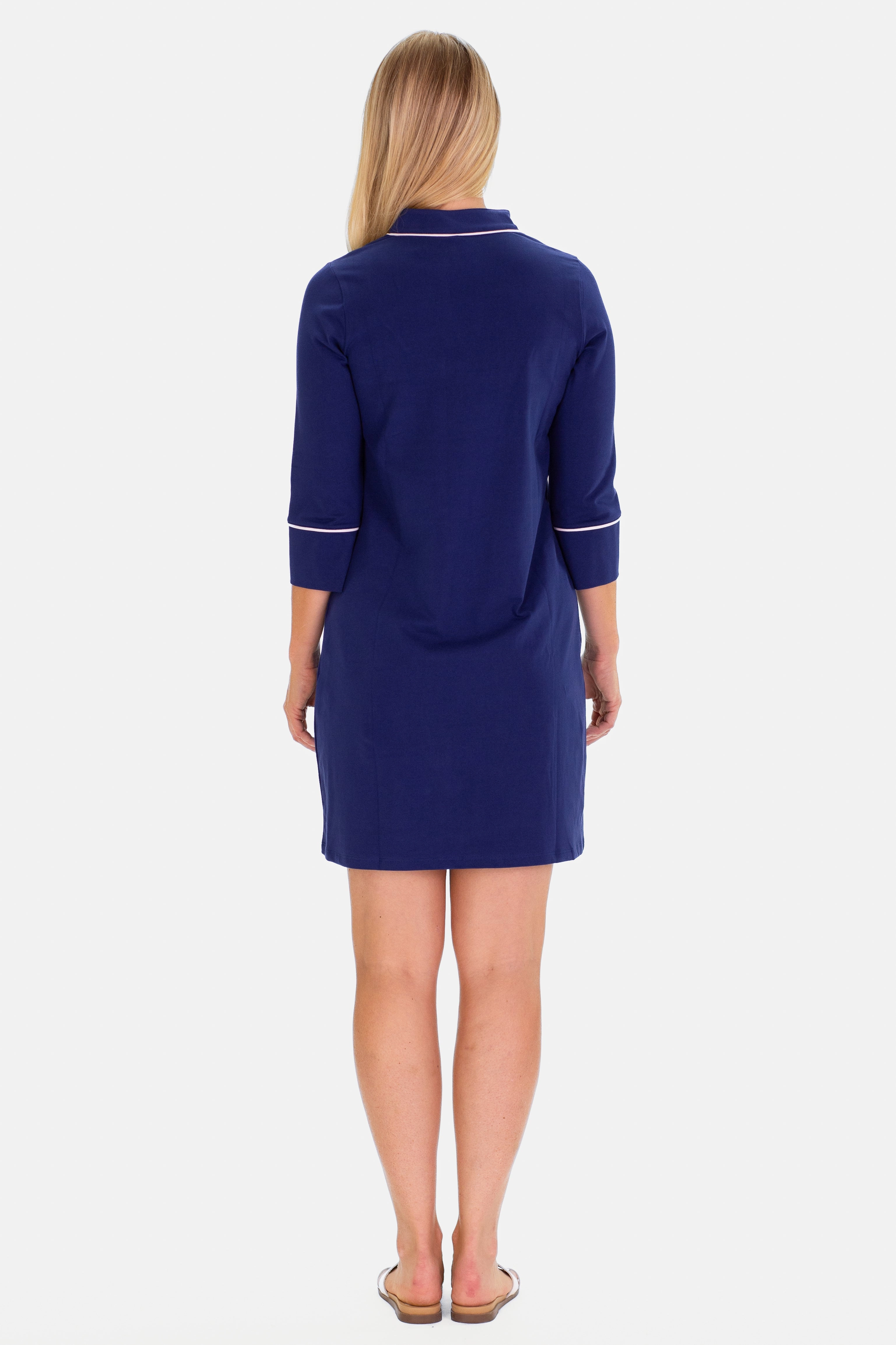 Duffield Lane Ari Tunic Dress - Royal Navy