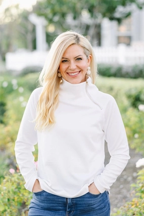 Duffield Lane Bowen Sweatshirt - White summer dresses best deals