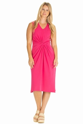 Duffield Lane Delia Dress - Solid Raspberry womens gowns outlet