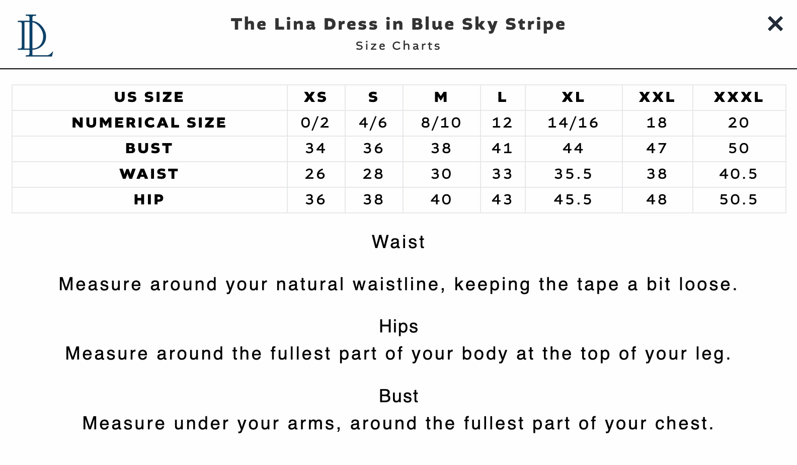 Duffield Lane Lina Dress - Blue Sky & White Stripe
