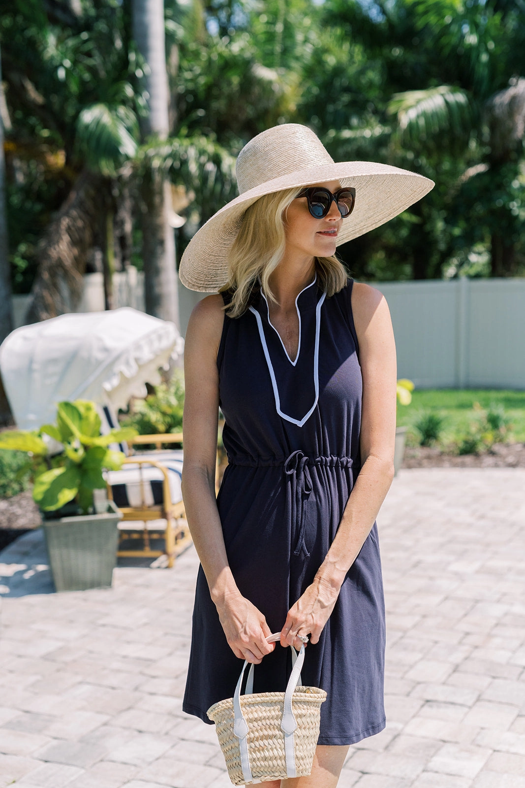 Duffield Lane Lina Dress - Navy maxi dresses clearance