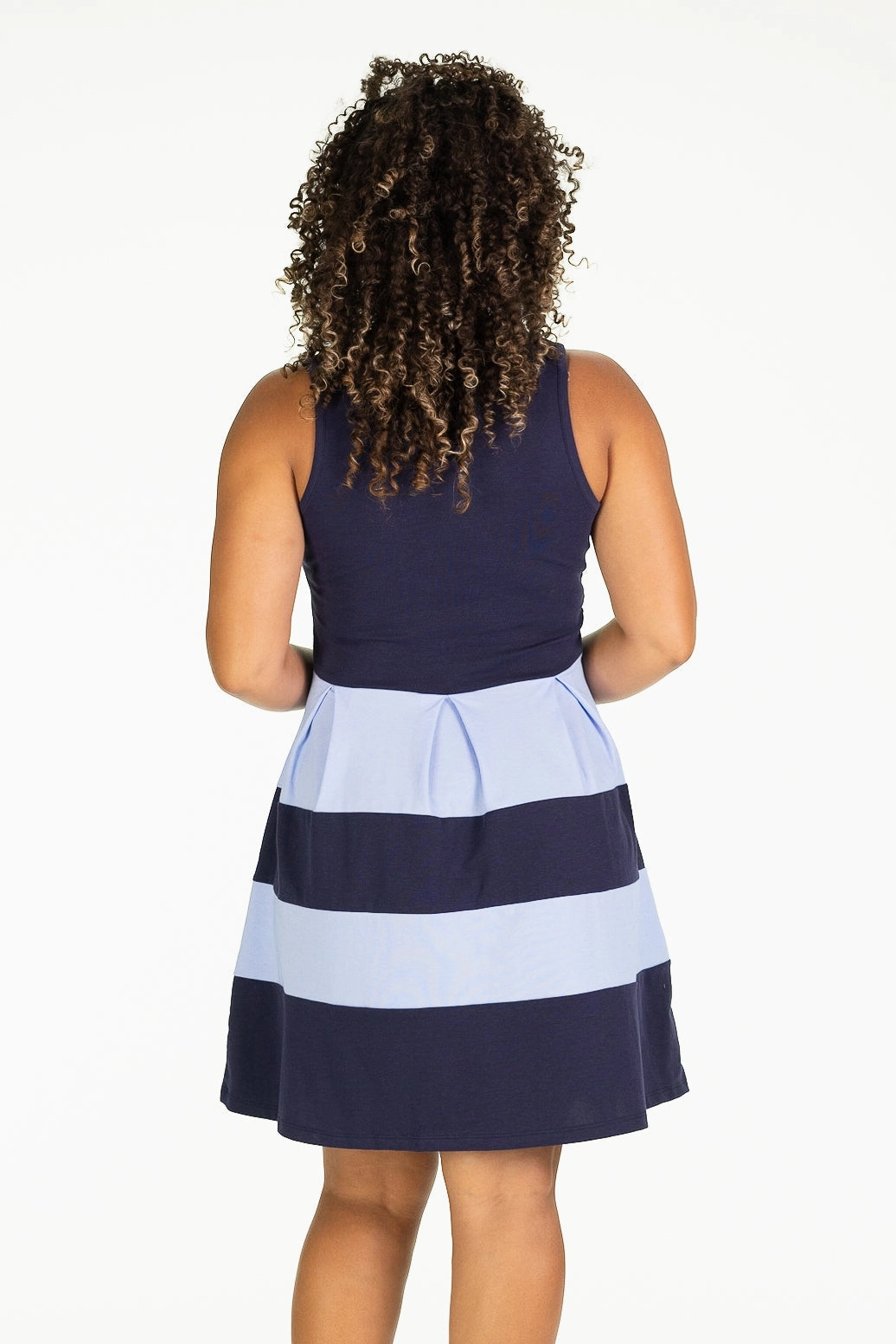 Duffield Lane Ludington Dress - Navy/Periwinkle