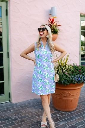 Duffield Lane Poppy Dress - Hydrangea Bloom maxi dresses clearance