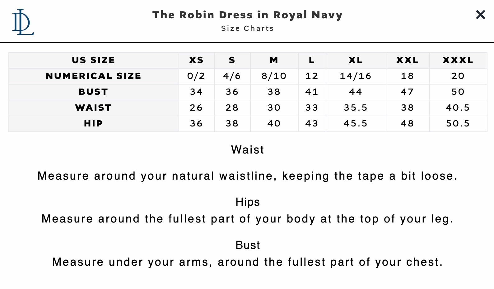 Duffield Lane Robin Dress - Royal Navy