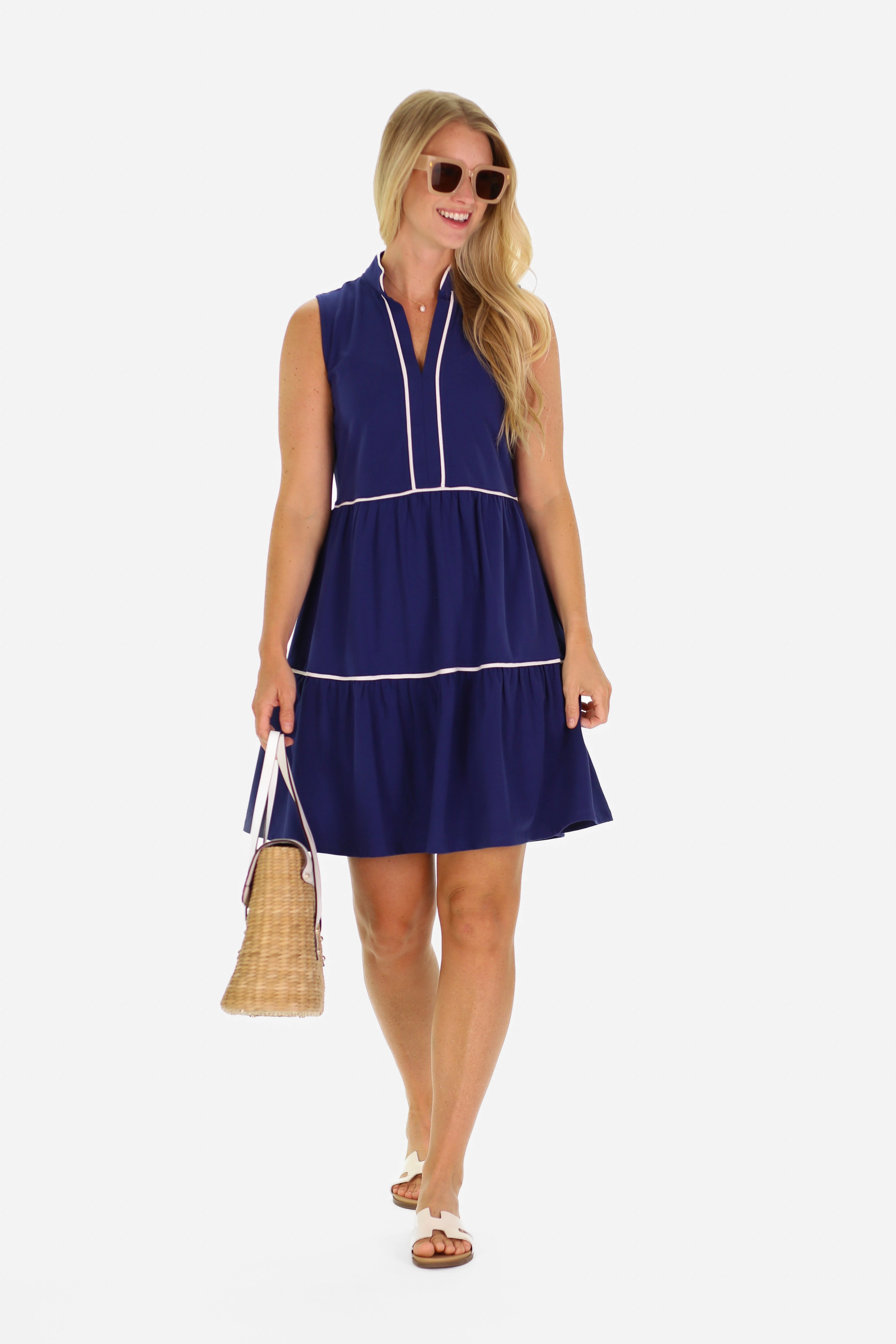 Duffield Lane Robin Dress - Royal Navy