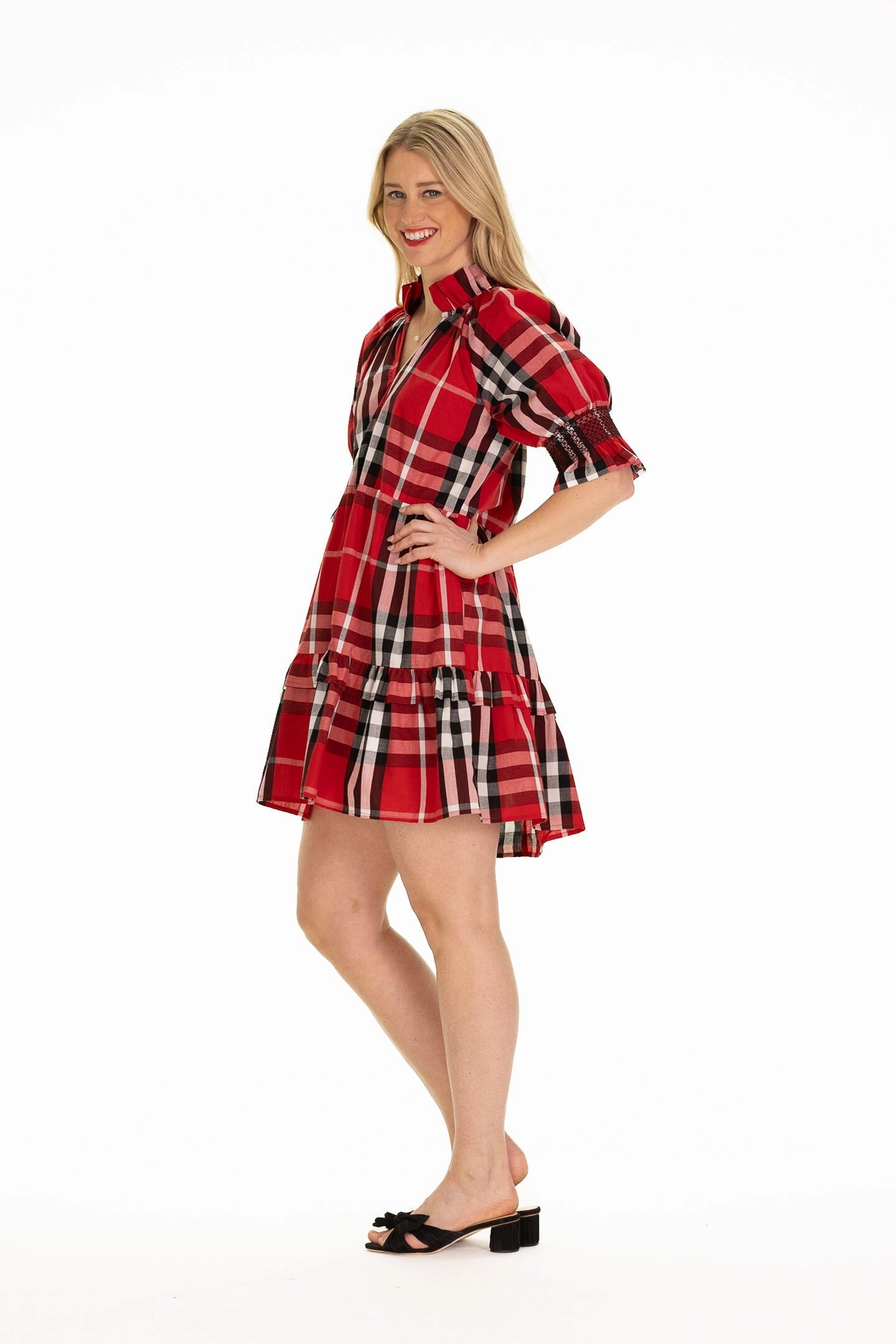 Duffield Lane Skye Dress - Red Plaid