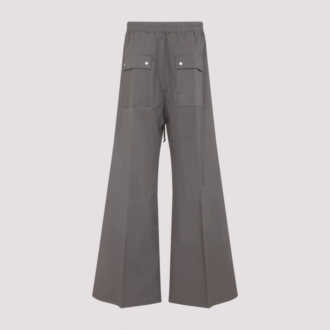 Dust Grey Cotton Wide Bela Pants