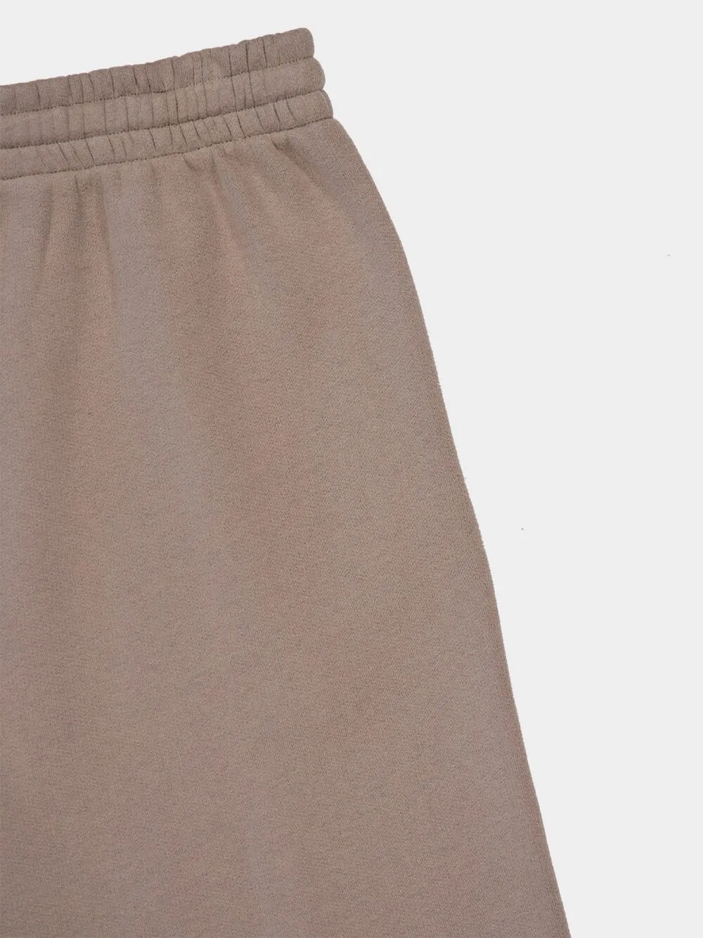 Dusty Beige Cotton Cashmere Relaxed Sweatpant
