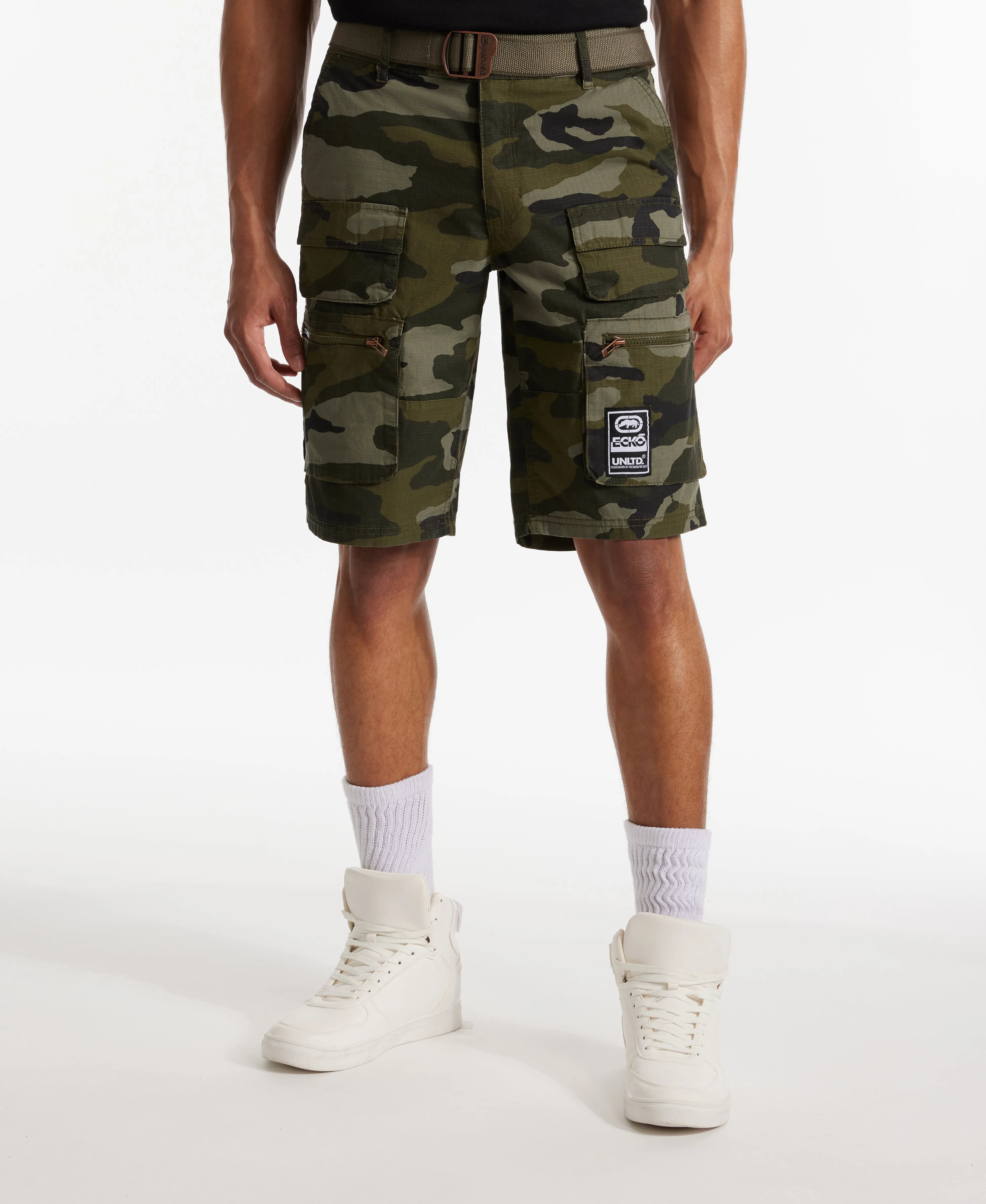 Ecko Unltd. Freshen Up Belted Cargo Short