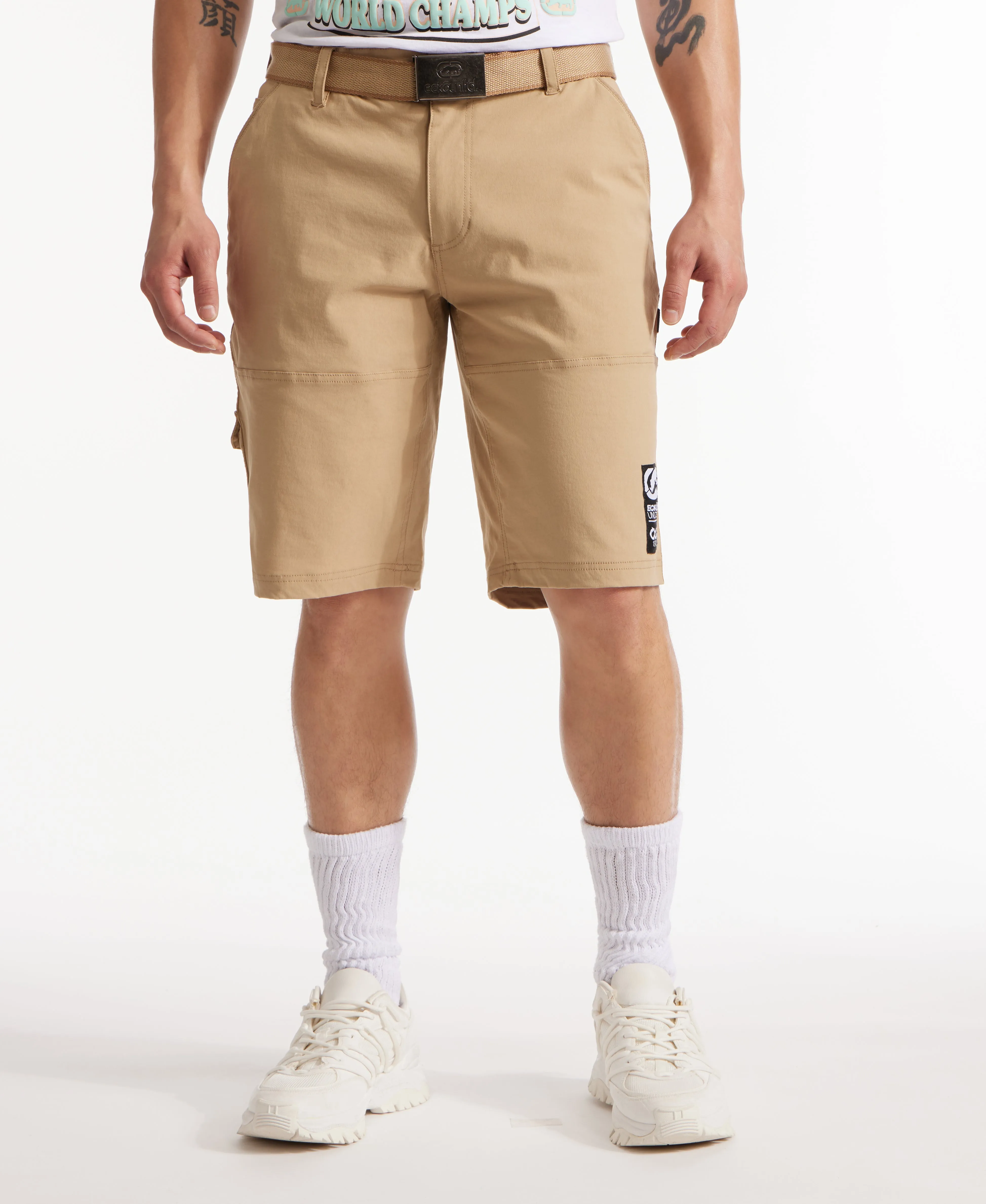 Ecko Unltd. Keep Tabs on Belted Cargo Short