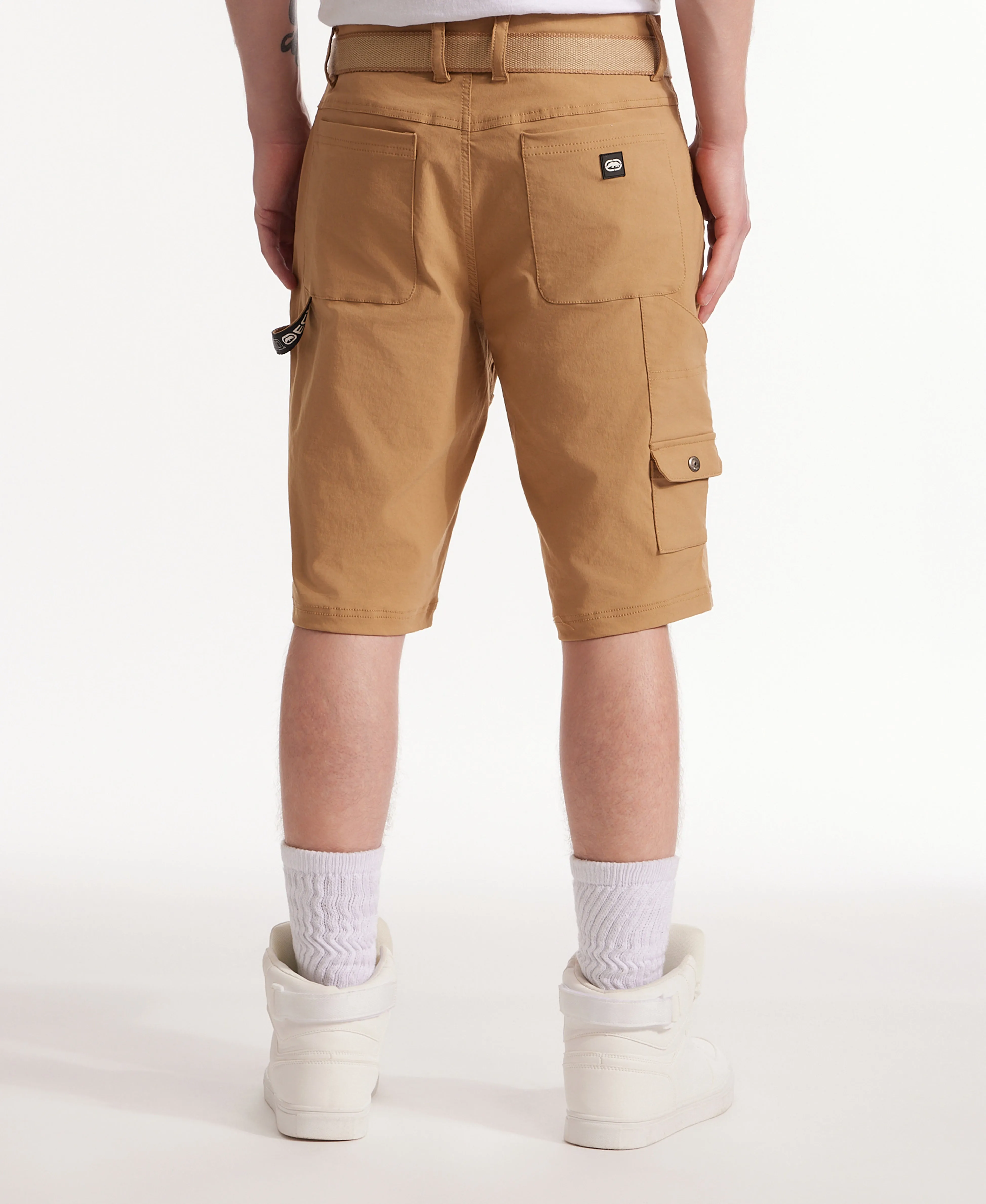 Ecko Unltd. Keep Tabs on Belted Cargo Short