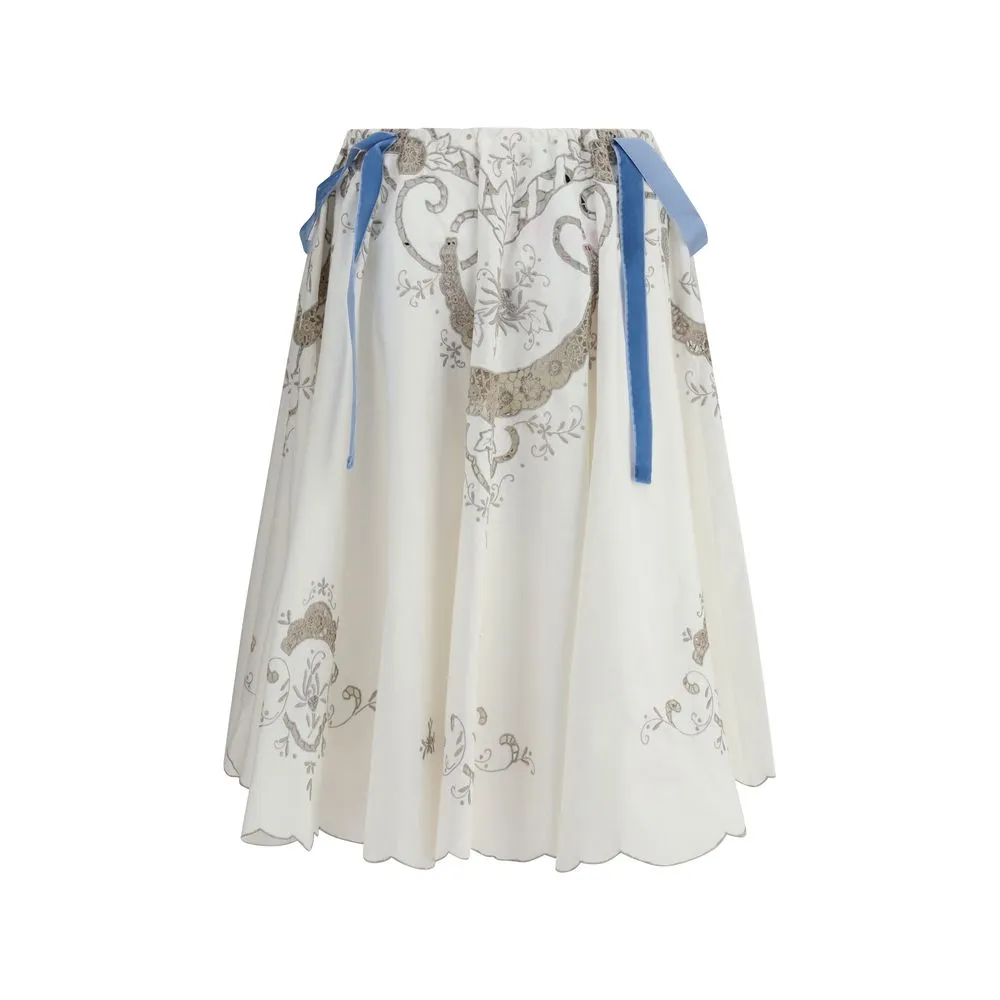 Ella Cotton midi Women's Skirt