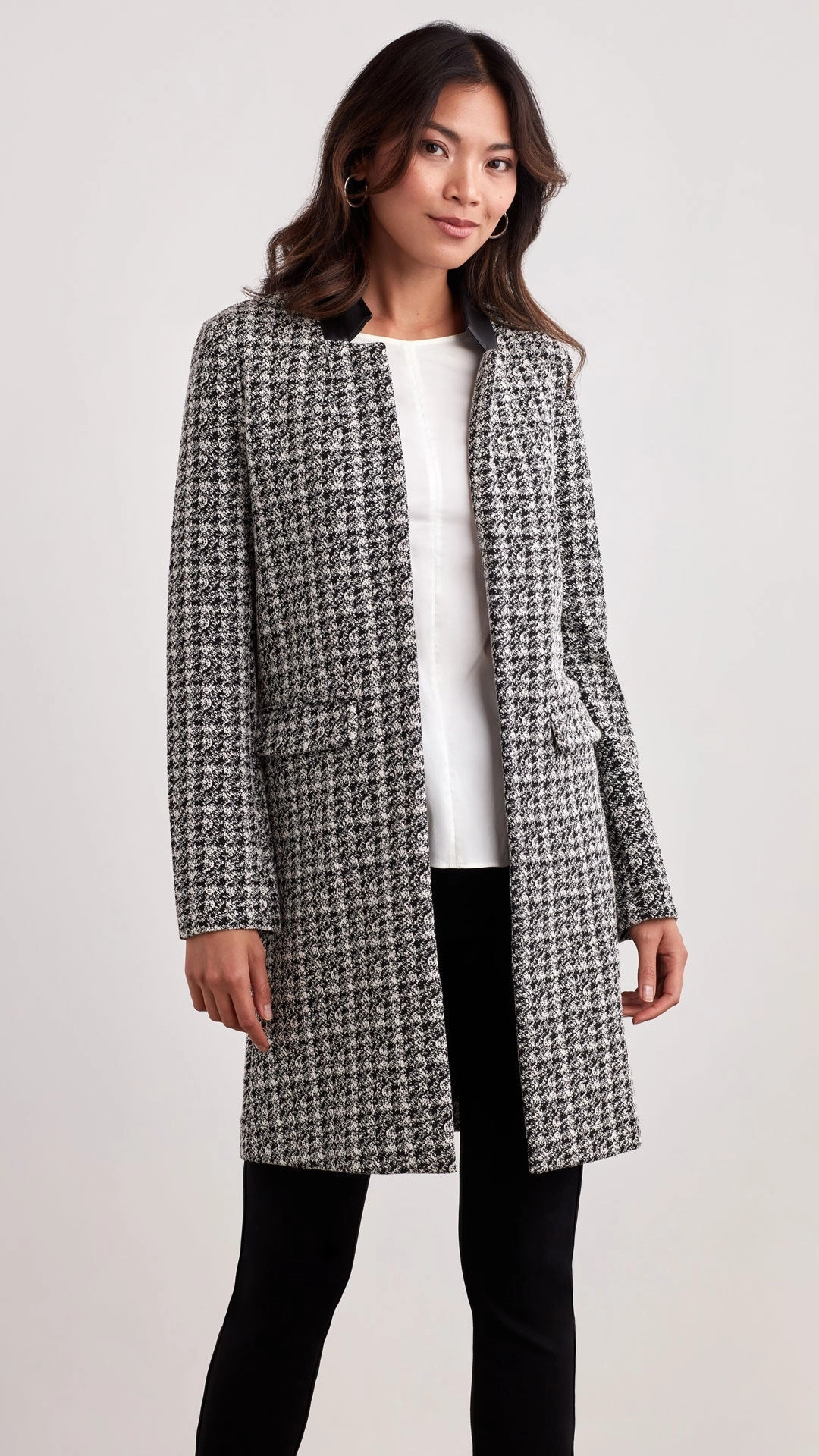 Ellen Tracy Jackie Jacket - Black/White summer dresses best deals