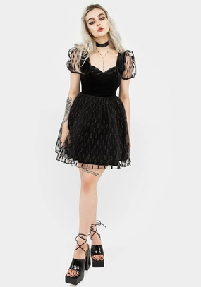 Ellipse Embroidered Tulle Puff Mini Dress Dresses Womens - beach dresses cheap