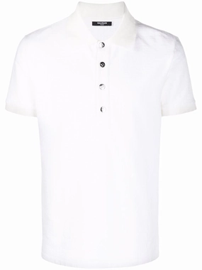 Embossed Pb-Monogram Polo Shirt discount mens shirts