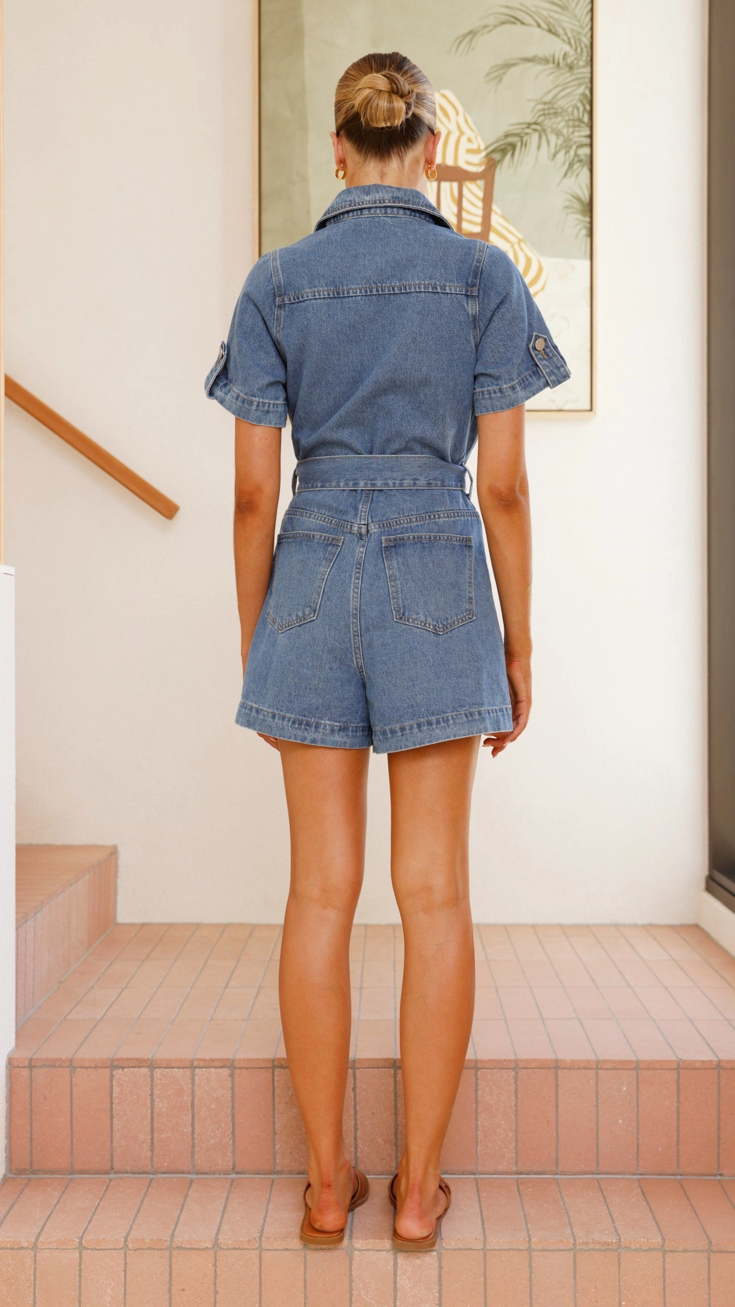 Emma Playsuit - Denim