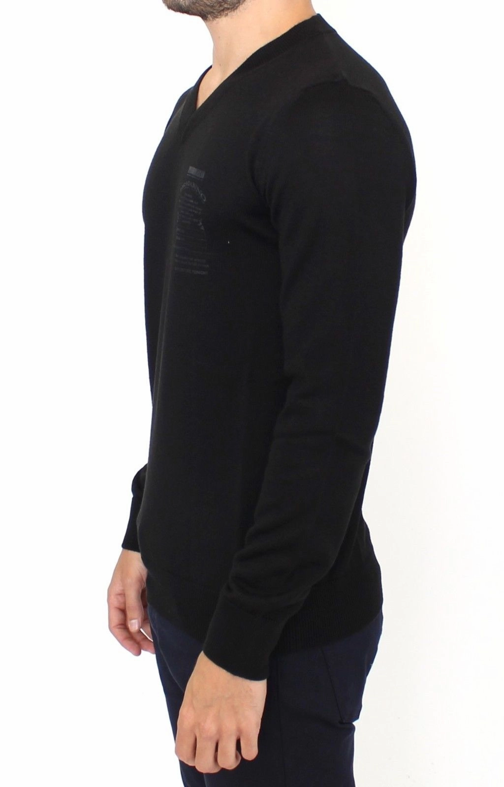 Ermanno Scervino  Wool Blend V-neck Pullover Men's Sweater