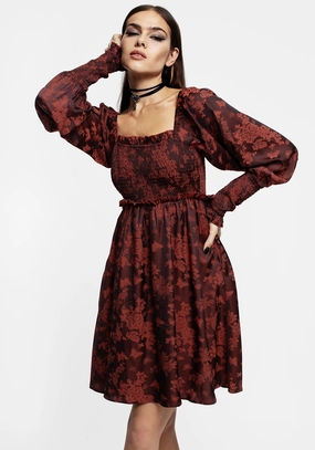 Euthalia Butterfly Jacquard Mini Dress Dresses Womens - wedding guest outfits