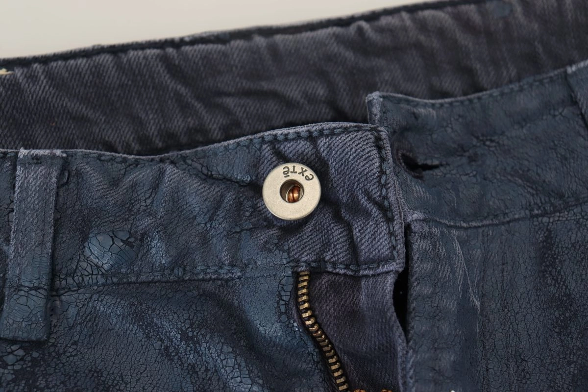 Exte  Cotton Tape Slim Fit Men Casual  Men's Jeans