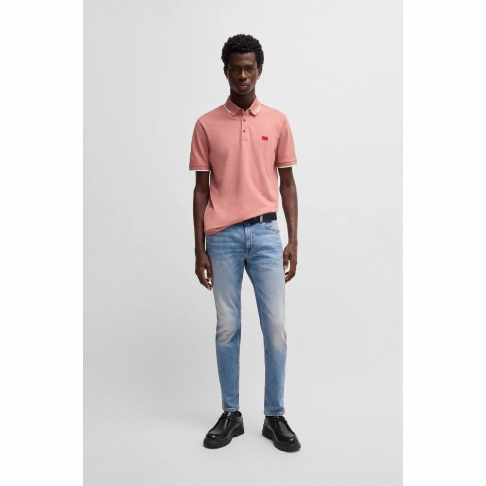 Extra-slim-fit jeans in bright-blue comfort-stretch denim