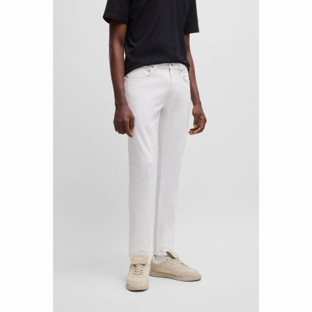 Extra-slim-fit jeans in white stretch denim