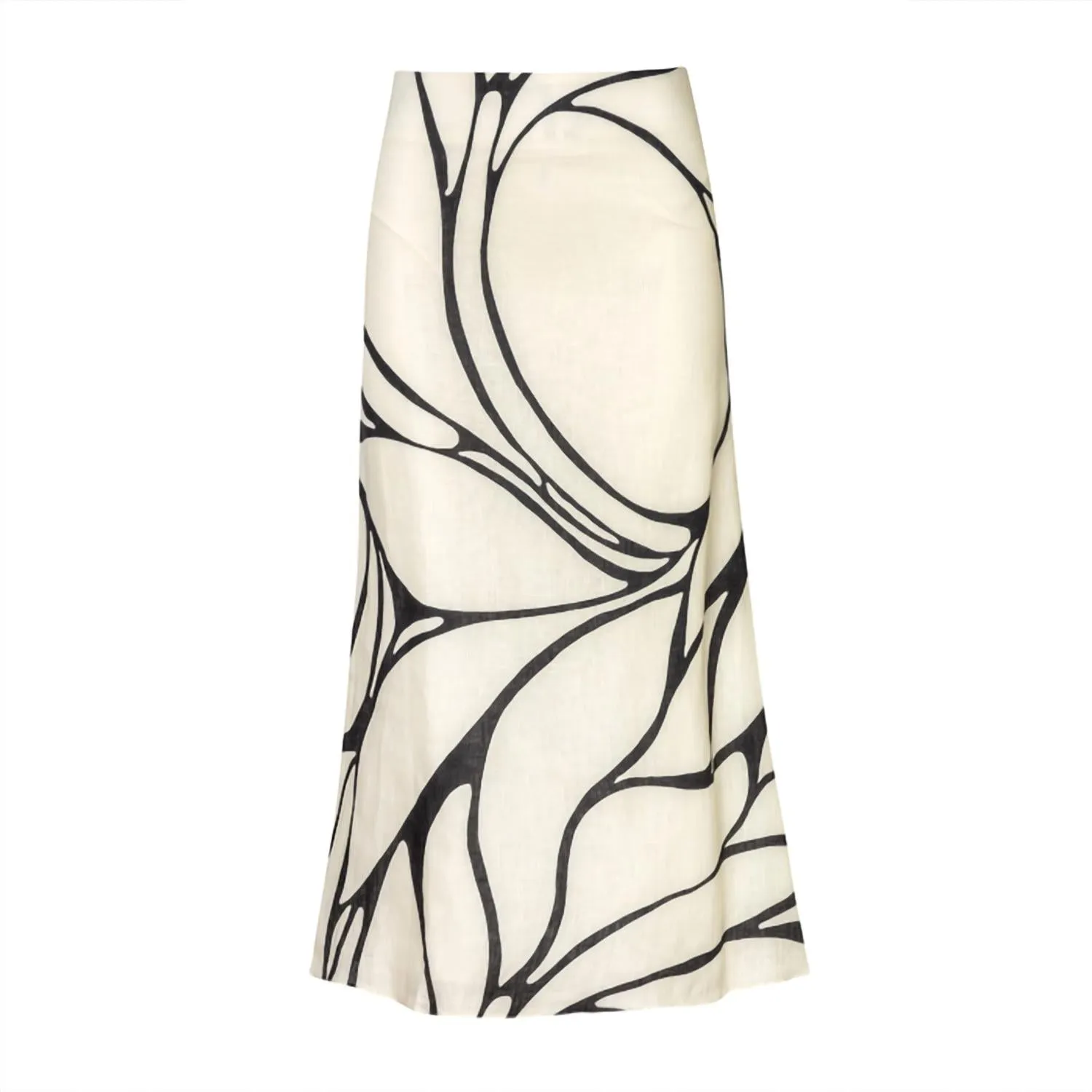 Fabiana Skirt In White/ Black