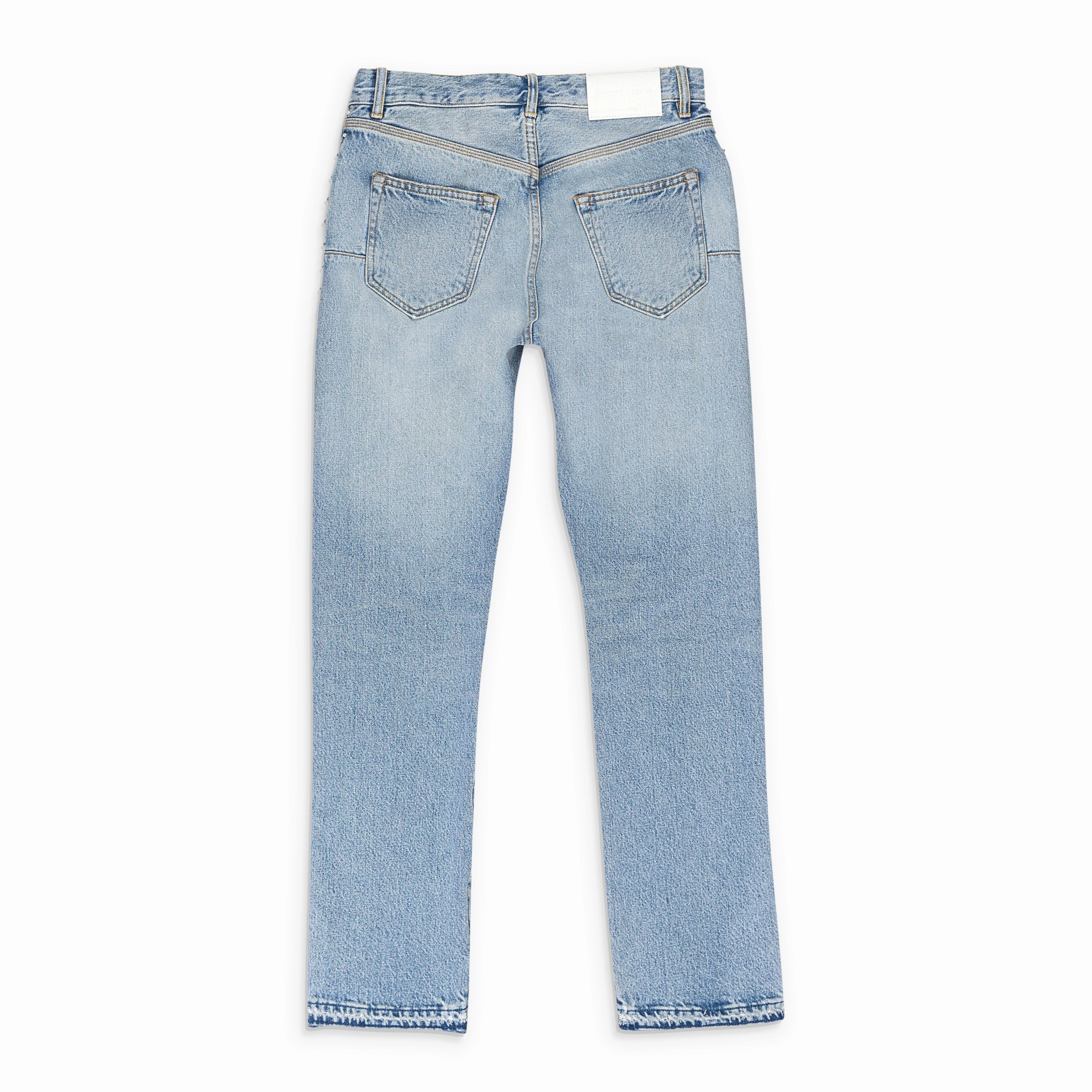 FADED CRYTAL RACER Indigo SKINNY JEANS