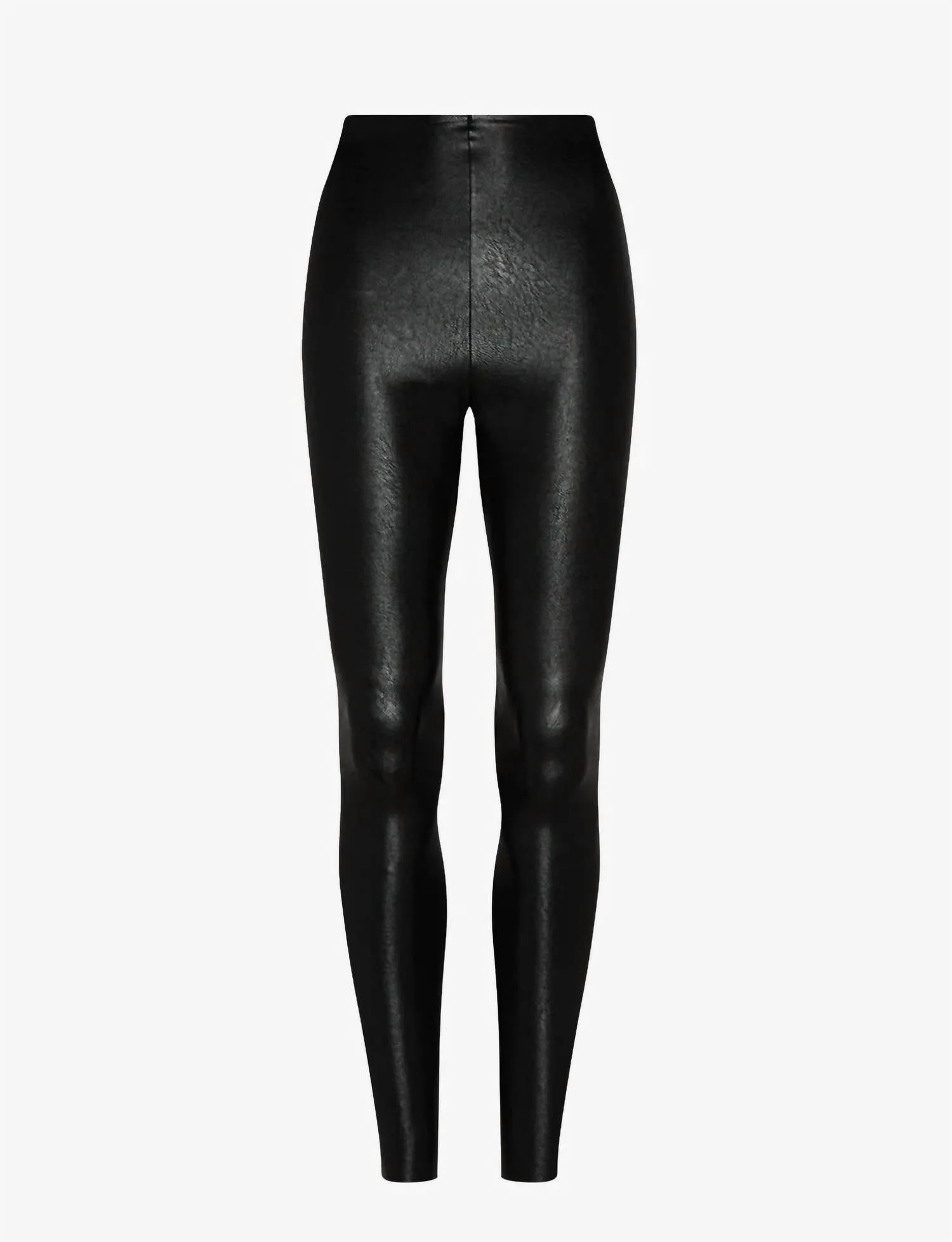 Faux Leather Leggings In Black