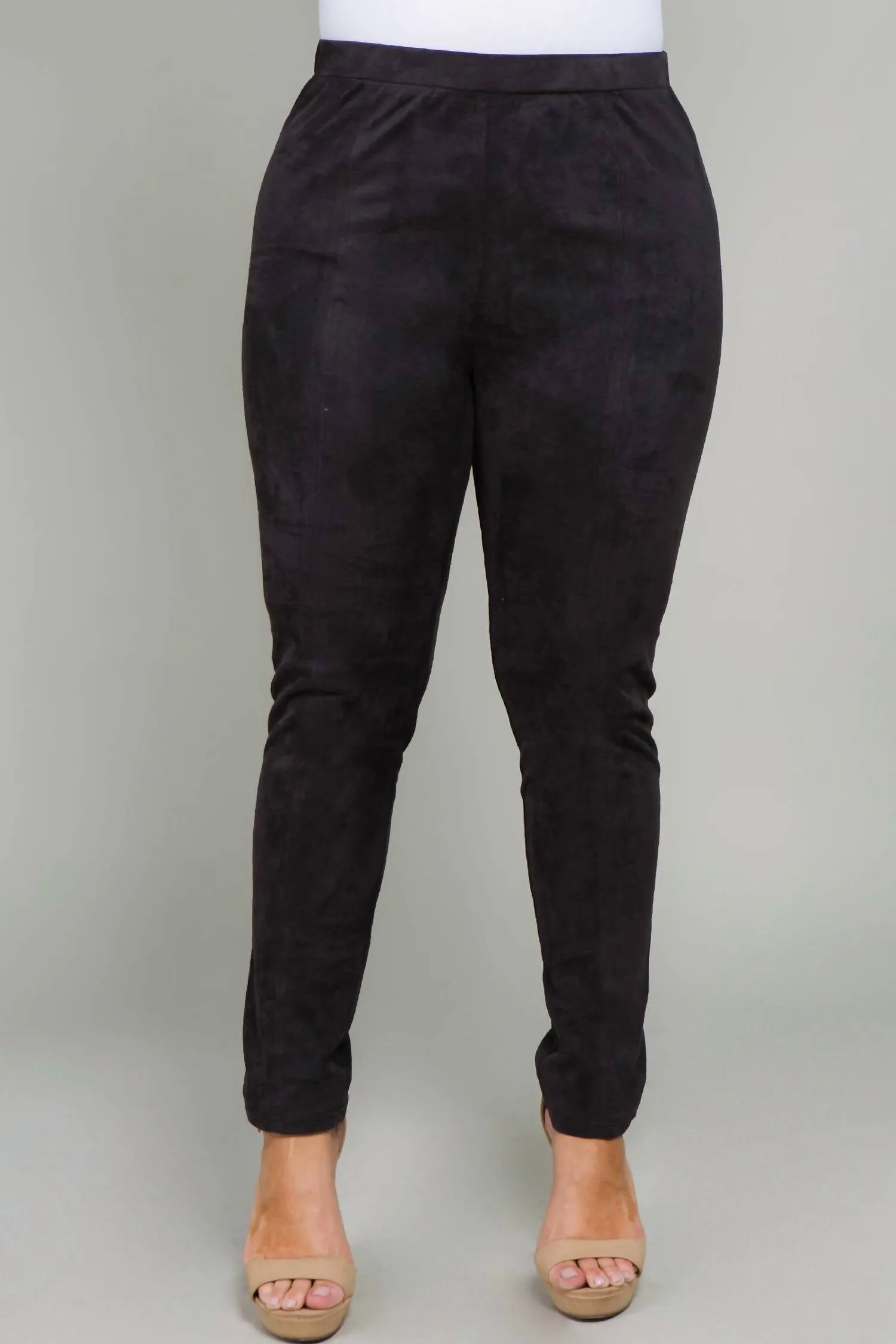 Faux Suede Plus Legging In Charcoal Activewear Womens - sports bras best price