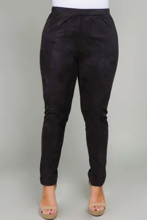 Faux Suede Plus Legging In Charcoal Activewear Womens - sports bras best price