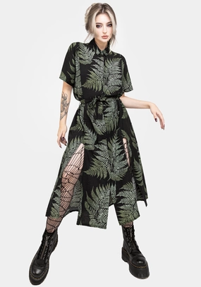 Fern Midi Shirt Dress Dresses Womens - summer dresses discount