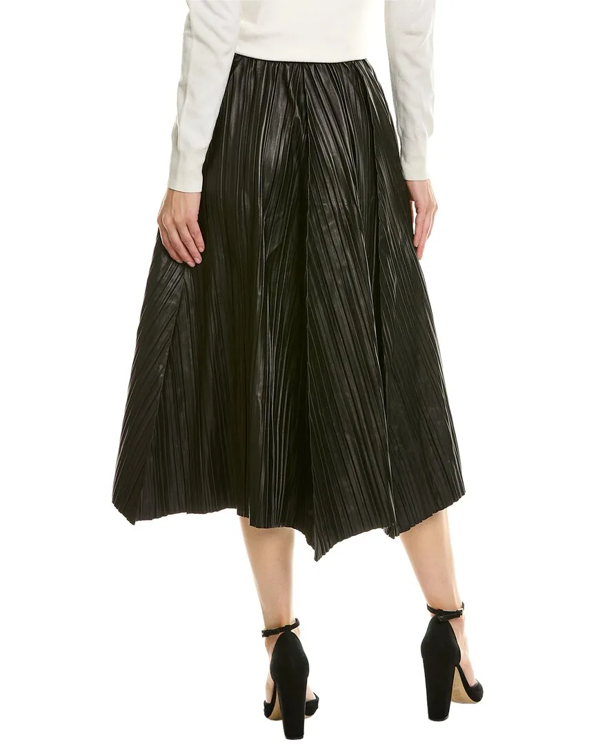 Ferragamo Leather Maxi Skirt