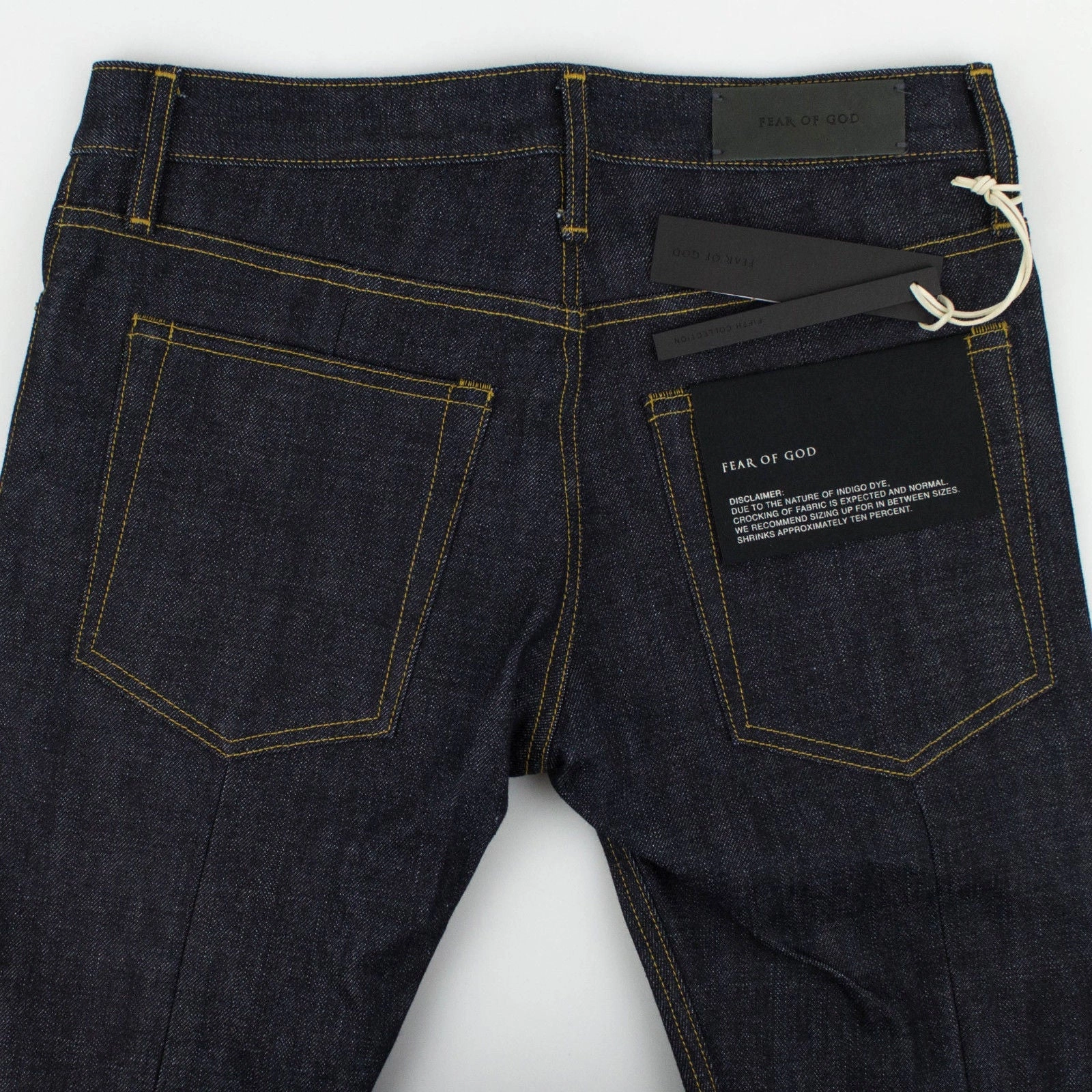 Fifth Collection' Denim Straight Leg Jeans