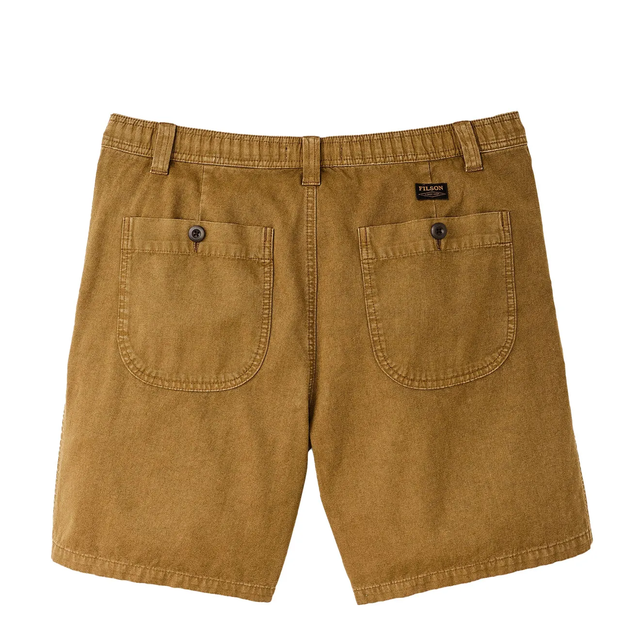 Filson Oakville Canvas Shorts Bronze Brown