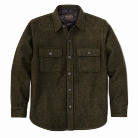 Filson CPO Wool Jac-Shirt Forest Green mens tank tops best deals