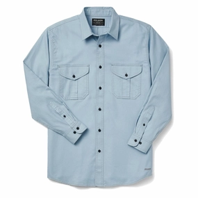Filson Lightweight Alaskan Guide Shirt Dusk Sky mens tank tops best deals
