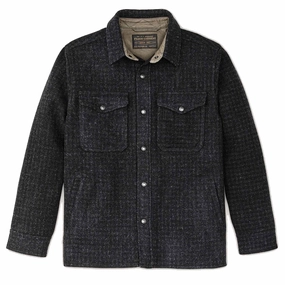 Filson Mackinaw Jac Shirt Black Marl Heather mens tank tops best deals
