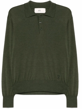 Fine-Knit Polo Shirt discount mens shirts