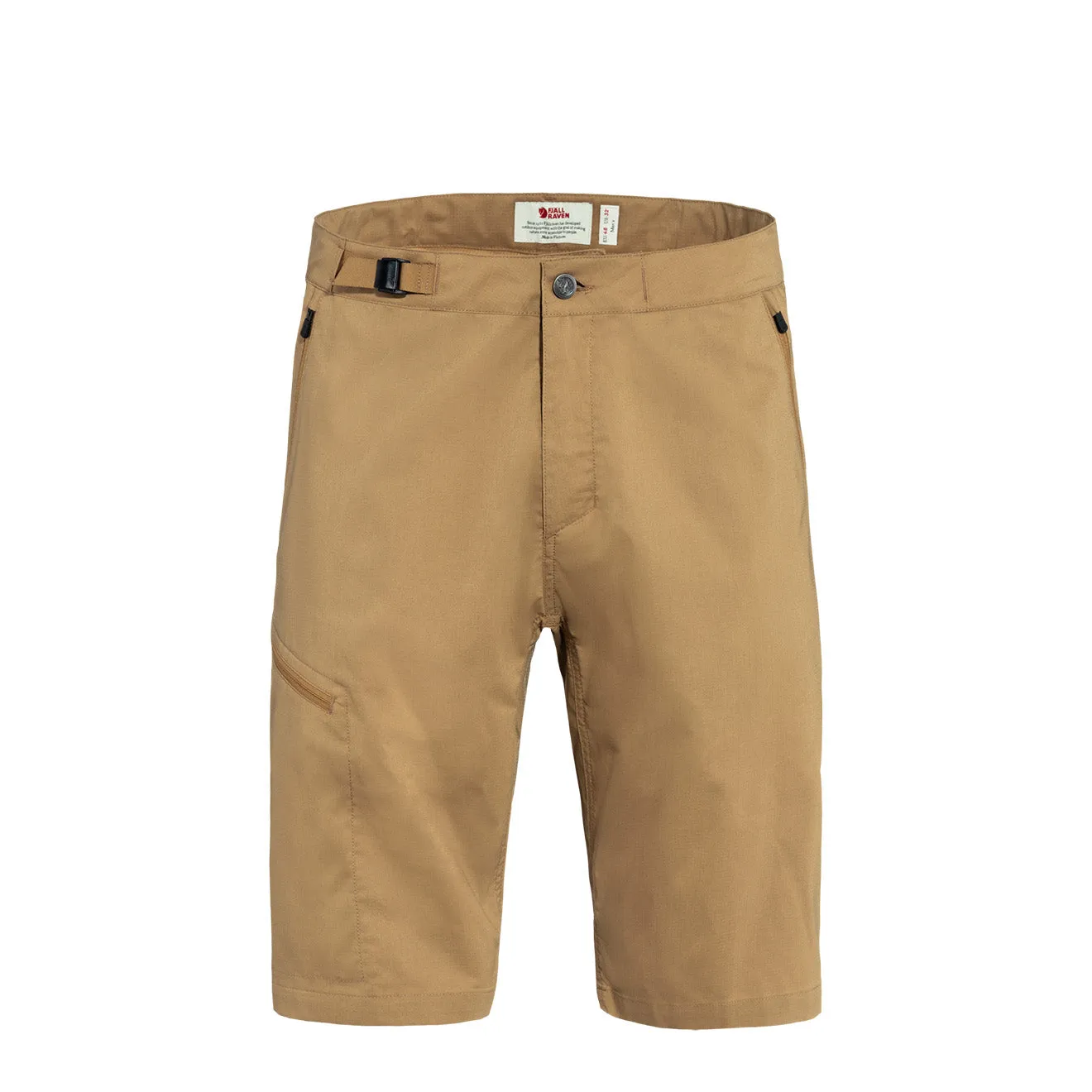 Fjallraven Abisko Hike Shorts Buckwheat Brown mens shorts outlet store